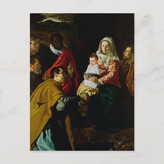 Bewunderung der Könige, 1619 Postkarte (Vorderseite)