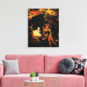 Bewunderung der Krippe der Hirten Leinwanddruck (Insitu (Wohnzimmer))