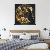 Bewunderung des christlichen Kindes Botticelli Leinwanddruck (Insitu (Schlafzimmer))