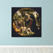 Bewunderung des christlichen Kindes Botticelli Leinwanddruck (Insitu (Holzboden))