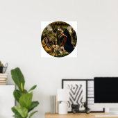 Bewunderung des christlichen Kindes durch Botticel Poster (Heimbüro)