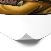 Bewunderung des christlichen Kindes durch Botticel Poster (Ecke)