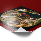 Bewunderung des christlichen Kindes Fotodruck (Ecke)