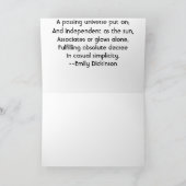 Bewunderung, große Brunnen Karte (Innenseite)