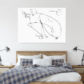 BEWUNDERUNG LEINWANDDRUCK (Insitu (Schlafzimmer))