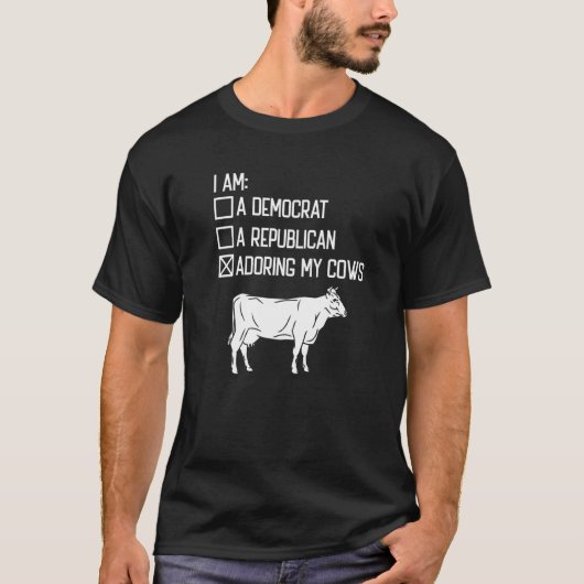 Bewunderung meiner Kühe Kuhbullen Farm Dairy Far T-Shirt (Vorderseite)