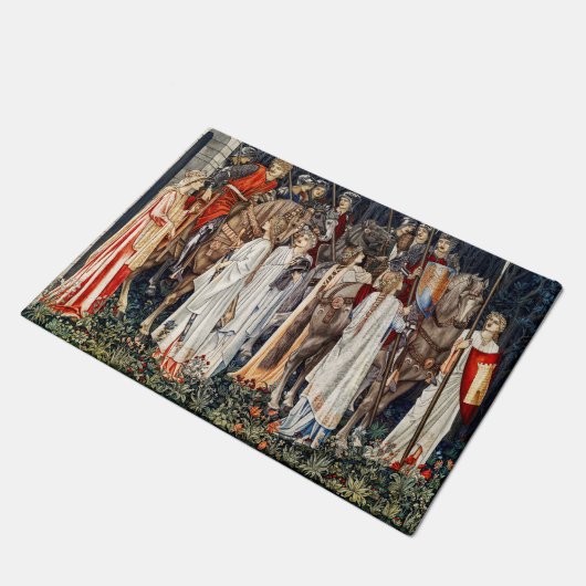 Bewunderung und Abreise der Ritter Fußmatte (Schrägansicht)