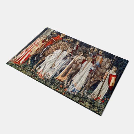 Bewunderung und Abreise der Ritter Fußmatte (Schrägansicht)