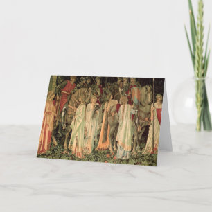 Bewunderung und Abreise der Ritter Karte