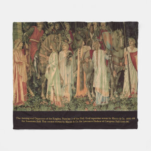 Bewunderung und Abreise der Ritter. Nummer 2 Fleecedecke