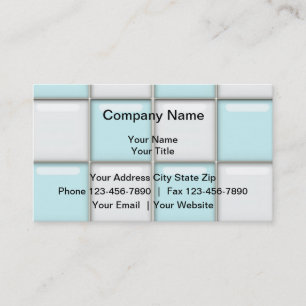 Bewurf-Reinigungs-Visitenkarten Visitenkarte