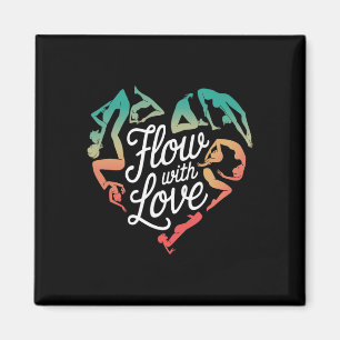Bewusster Bewegungsfluss mit Liebe Yoga Herz Energ Magnet