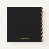 Bewusster Geist an Bord - Notizbuch (Rückseite)