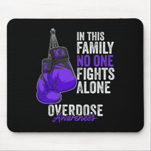Bewusstheit Monat Boxhandschuhe Purple Ribbon Mousepad