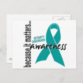 Bewusstsein 1 Angststörung Postkarte (Vorne/Hinten)