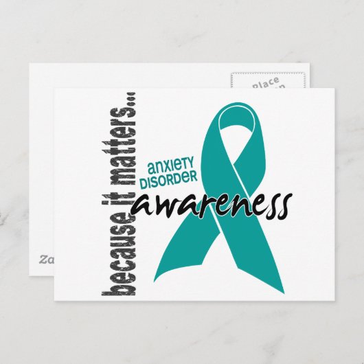 Bewusstsein 1 Angststörung Postkarte (Vorne/Hinten)