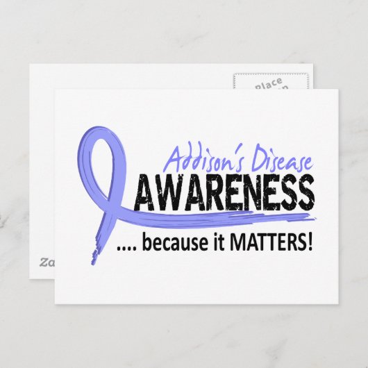 Bewusstsein 2 Addison-Krankheit Postkarte (Vorne/Hinten)
