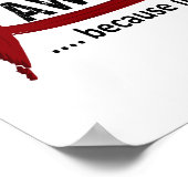 Bewusstsein 2 Sichelzellkrankheit Poster (Ecke)