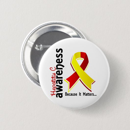 Bewusstsein 5 der Hepatitis-C Button (Vorne & Hinten)