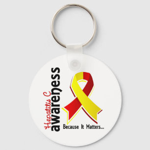 Bewusstsein 5 der Hepatitis-C Schlüsselanhänger