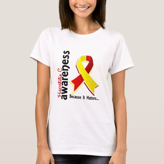Bewusstsein 5 der Hepatitis-C T-Shirt (Vorderseite)