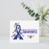 Bewusstsein 6 Guillain-Barre-Syndrom Postkarte (Stehend Vorderseite)