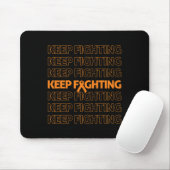 Bewusstsein Behalten Kampf Orange Ribbon Boxhandsc Mousepad (Mit Mouse)