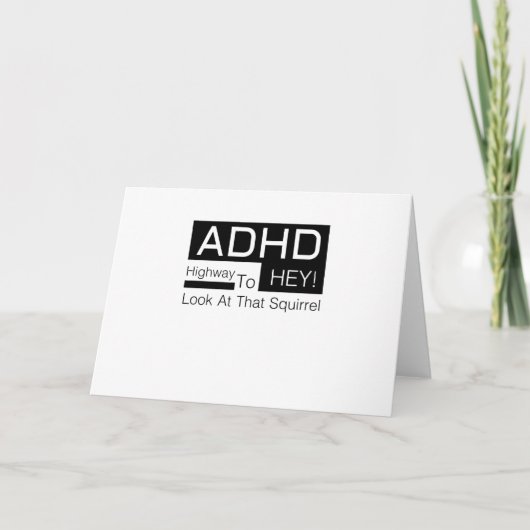 Bewusstsein das adhd der ADHD Landstraßen-he Karte (Vorderseite)