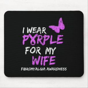 Bewusstsein, das ich für meine Ehefrau Lila trage  Mousepad