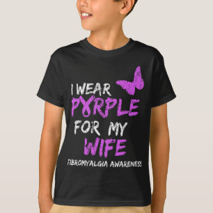 Bewusstsein, das ich für meine Ehefrau Lila trage  T-Shirt