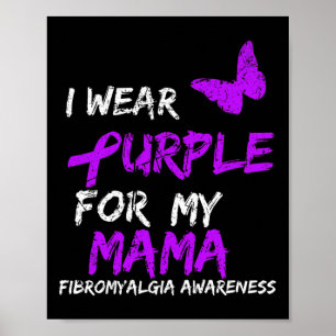 Bewusstsein, das ich für meine Mama tragen 5 Poster