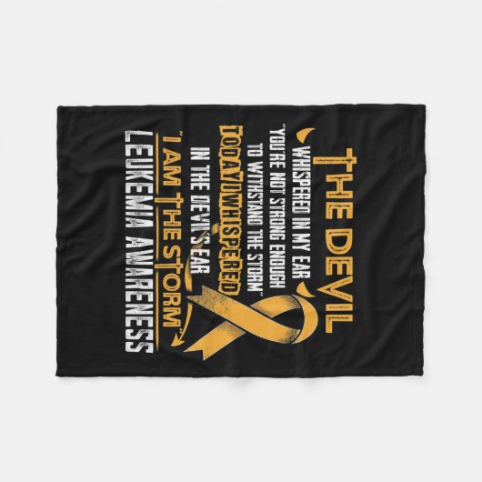 Bewusstsein, dass ich der Sturmtebel bin Fleecedecke (Vorderseite (Horizontal))