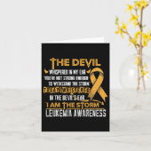 Bewusstsein, dass ich der Sturmtebel bin Karte (Gelbe Blume)