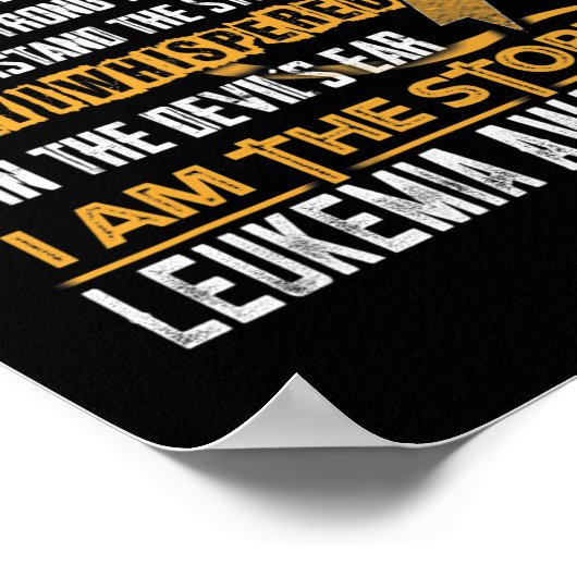 Bewusstsein, dass ich der Sturmtebel bin Poster (Ecke)