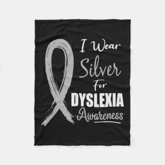 Bewusstsein, dass ich Silver Ribbon Learning Readi Fleecedecke