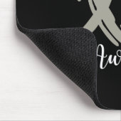 Bewusstsein, dass ich Silver Ribbon Learning Readi Mousepad (Ecke)