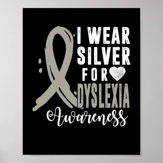 Bewusstsein, dass ich Silver Ribbon Learning Readi Poster (Vorne)