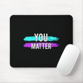Bewusstsein, dass Sie ein Problem Design Geschenk Mousepad (Mit Mouse)