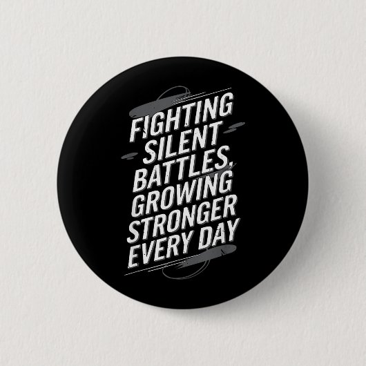 Bewusstsein Depression Angst Geistesgesundheit Button (Vorderseite)