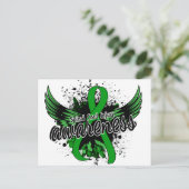 Bewusstsein der Rückenmarksverletzung 16 Postkarte (Stehend Vorderseite)