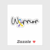 Bewusstsein des Blasenkrebs, Krieger des Blasenkre Aufkleber (Blatt)