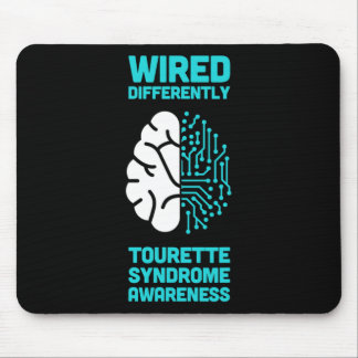 Bewusstsein des Gehirns für das Tourette-Syndrom Mousepad