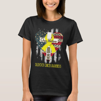 Bewusstsein einer Nation unter Gott für Kinderkreb T-Shirt