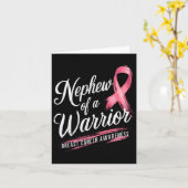 Bewusstsein eines Brustkrebses eines Kriegers Karte (Gelbe Blume)