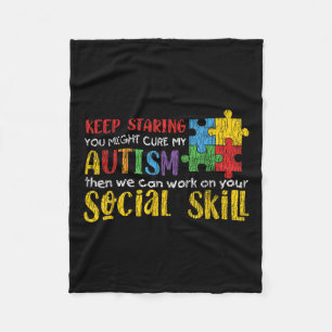 Bewusstsein für Autismus - Behaltend autistische K Fleecedecke