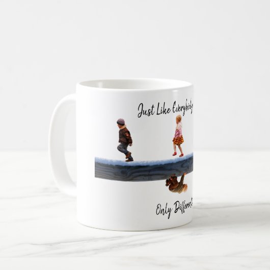 Bewusstsein für Autismus Kaffeetasse (Vorderseite Links)