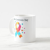 Bewusstsein für Autismus Kaffeetasse (Vorderseite Links)