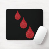 Bewusstsein für Blutkrebs Mousepad (Mit Mouse)