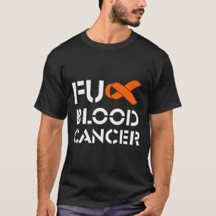 Bewusstsein für Blutkrebs Überlebender kämpft gege T-Shirt