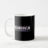 Bewusstsein für BRCA Brustkrebsüberlebende Rosa Sc Kaffeetasse (Links)